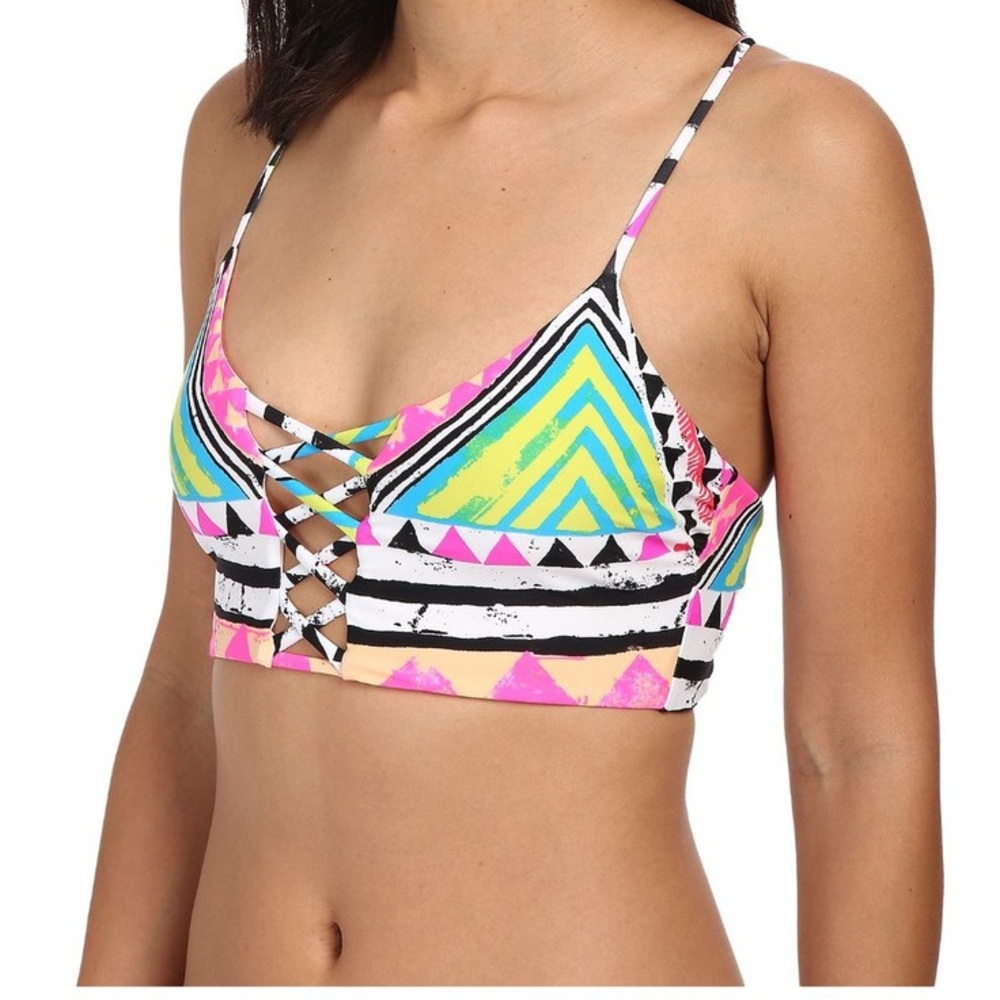 Mara Hoffman Lattice Weave Bikini Set